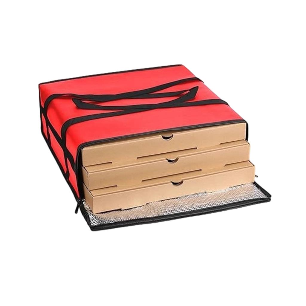Reusable Food Develivey Bag Lightweight Fresh Keeping Pizza Carrier Bag Hot Cold Fully Insulated Food Storage Case