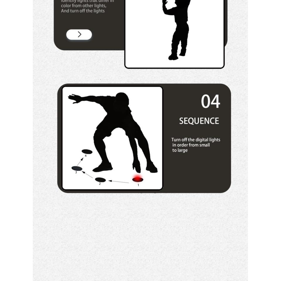 Response Agility Training Light, Children's Physical Fitness Training, Remote Control To Control Light Operation