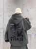 New American Heavyweight Men's Streetwear Hoodie: Autumn/Winter Gray Jacket for Teen Boys