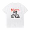 Misfits Print Graphic TShirt Vintage Rock Band Design Short Sleeve Round Neck Tshirt Summer Casual For Music Fan Harajuku Tee