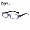 Square Lightweight Ultra Light Resin Reading Glasses Vision Care Presbyopia Eyewear Eyeglasses