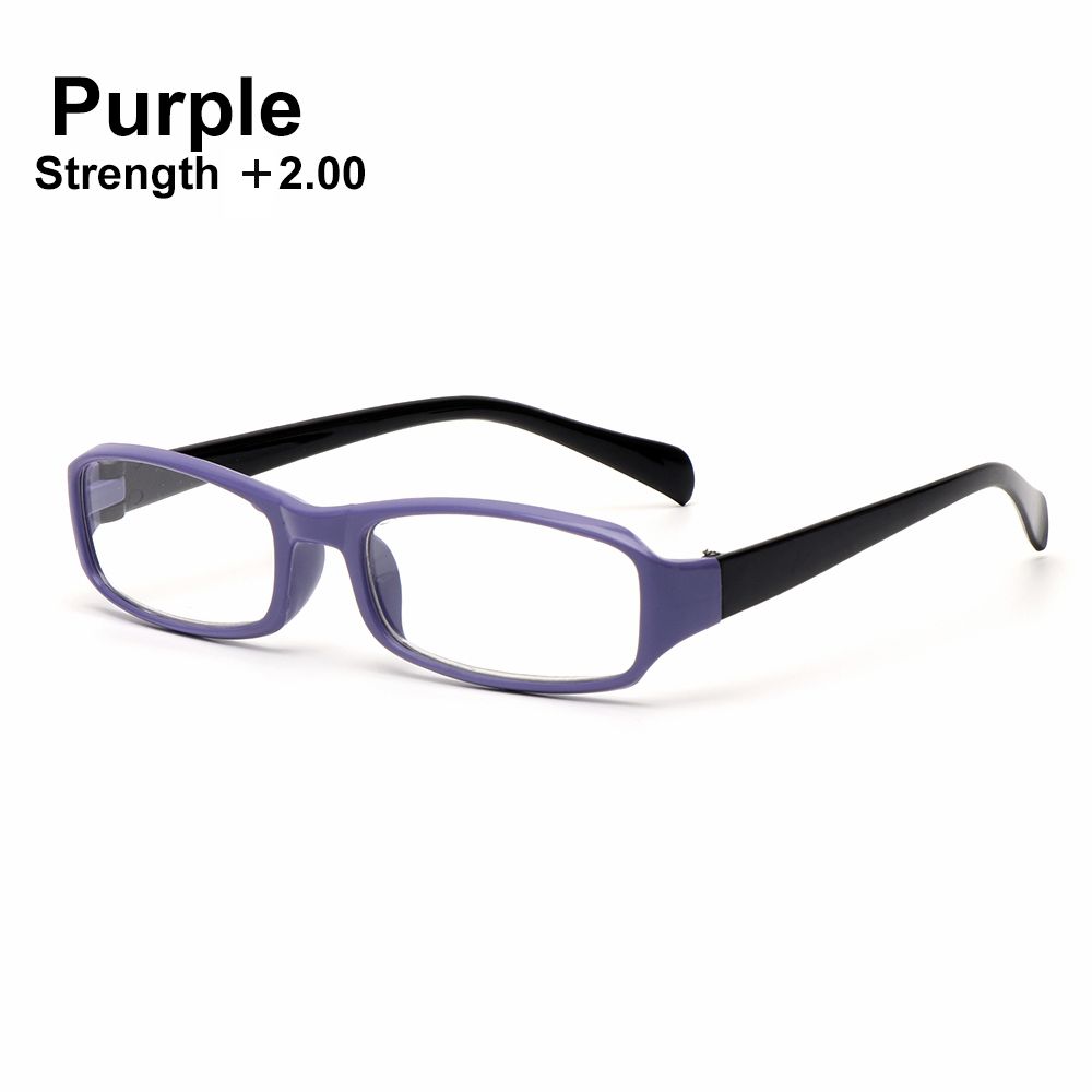 Square Lightweight Ultra Light Resin Reading Glasses Vision Care Presbyopia Eyewear Eyeglasses
