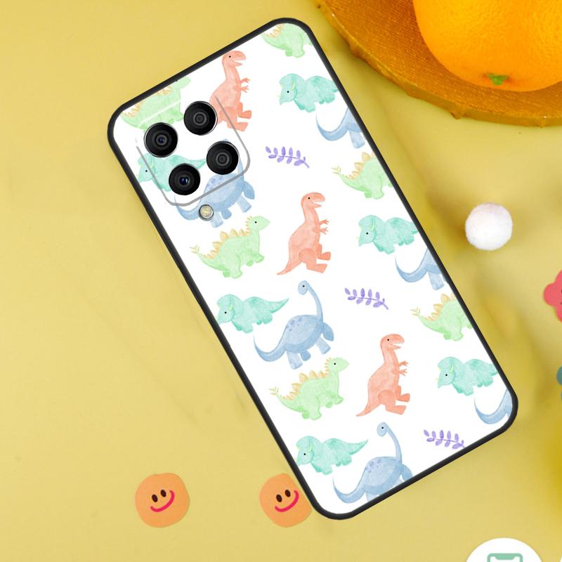 Dinosaur Collage For Samsung Galaxy M11 M12 M13 M14 M15 M34 M54 M55 M33 M53 M31 M51 M30s M32 M52 M20 Case