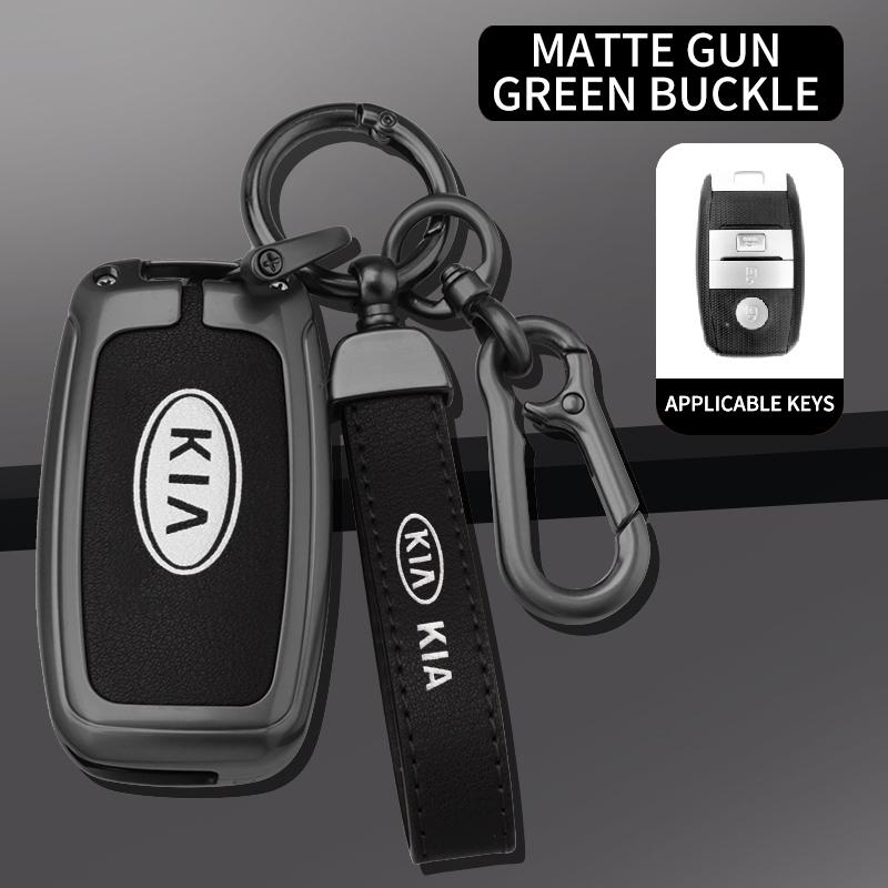 2026 Pegatina Caliente para Coche Funda Carcasa para Llave de Coche de Cuero para Kia RIO 3 4 Optima Xceed Ceed Sorento 2011 Soul 2019 Forte Niro 2023 E