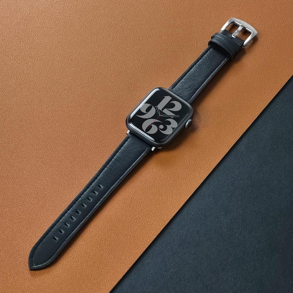 Compatibility: Apple Watch Ultra, Series 10/9/8/7/6, Ultra-Fiber Leather Strap