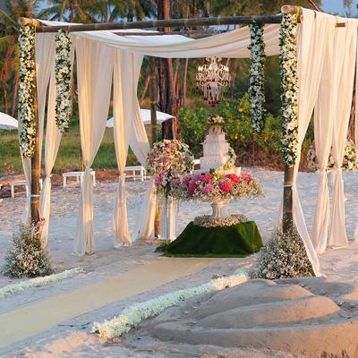 White Ceiling Drapes for Arch Draping Fabric Chiffon Curtain for Party Ceremony Stage Wedding Hotel Decoration Voile Drapery