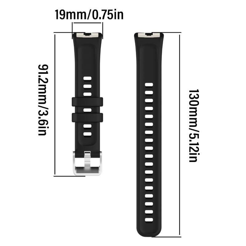 Stylish Flexible Silicone Bracelet Waterproof Strap Sweatproof Antiscratch Belt For Band 9/8 Unisex Wristband Waterproof