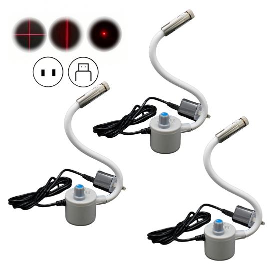 Yousheng Magnetic Positioning Light for Sewing Machines Adjustable Dot Straight Line Crosshair Projection Quilting Light Straight Stitching Guide