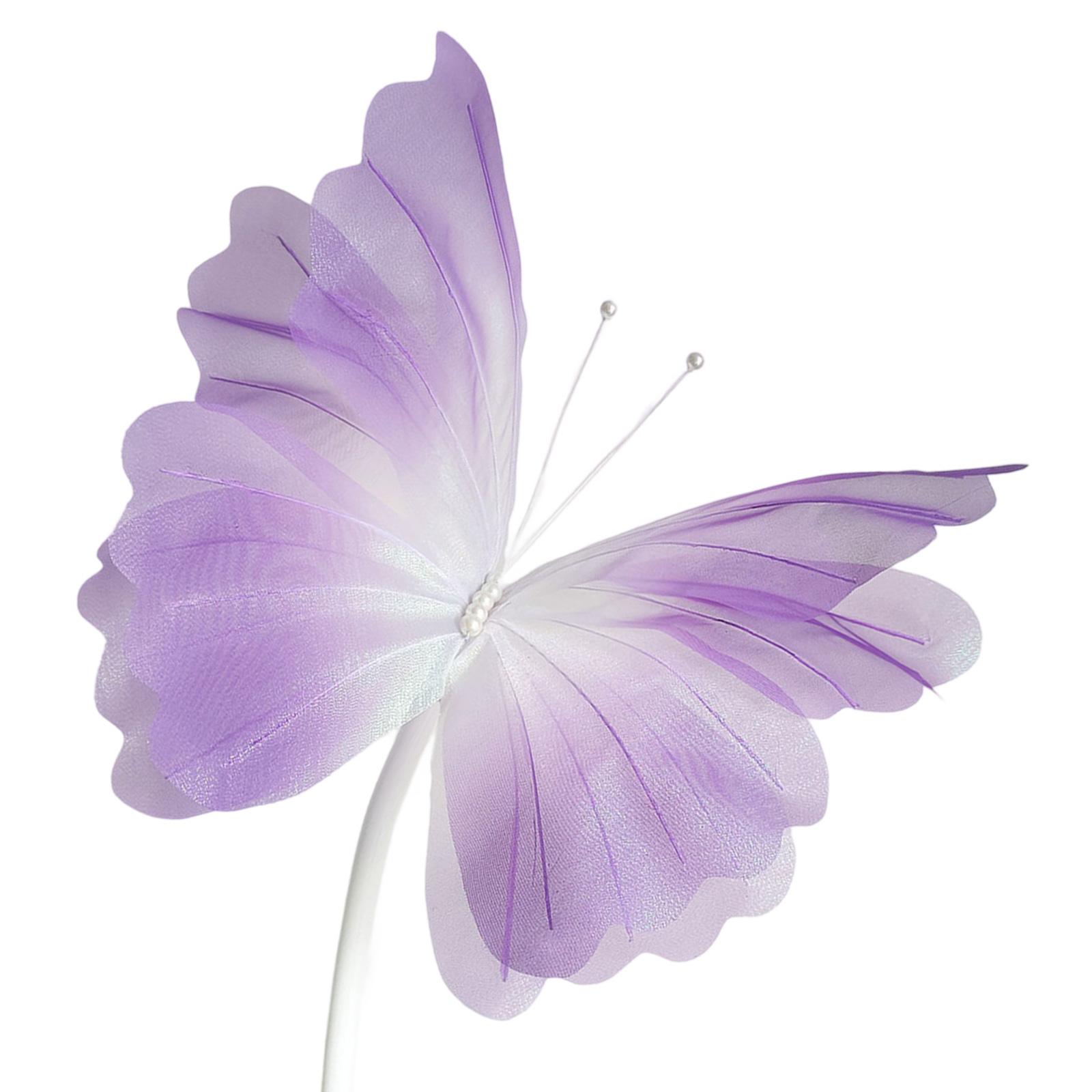 

3D Ручная работа Марлевая Искусственная Бабочка Настенное Украшение для Задников Свадебного Приема Декорация Центральные Элементы для Вечеринки фиолетовый