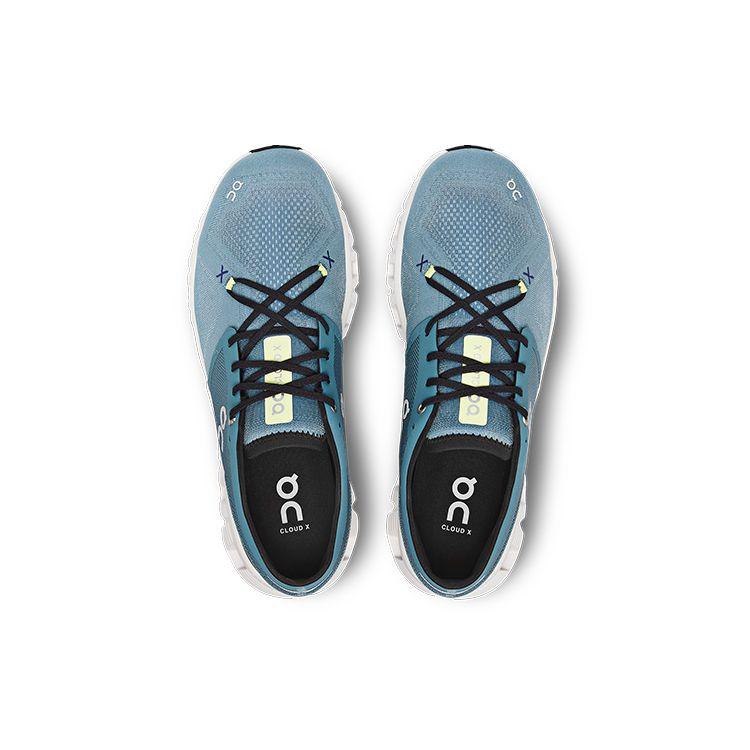 ON Cloud X 3 Pewter Men Sneakers Blue White 60.98255