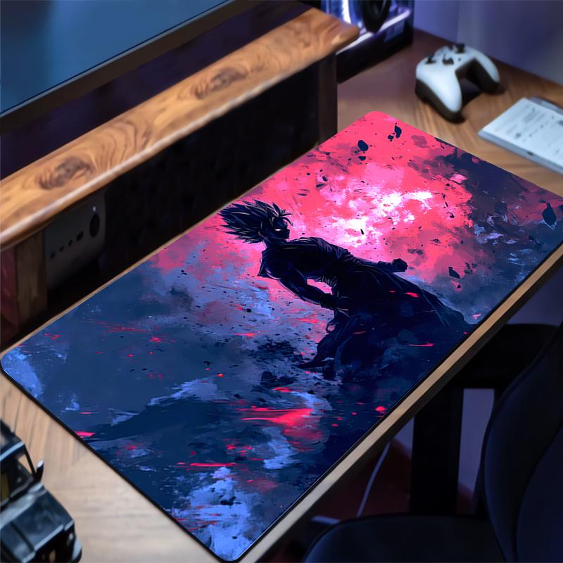 Mouse Pad Dragon Ball Anime XXL Large Gamer Gaming Accessories Speed Keyboard Rubber Lock Edge Desk Mat Laptop Mousepad