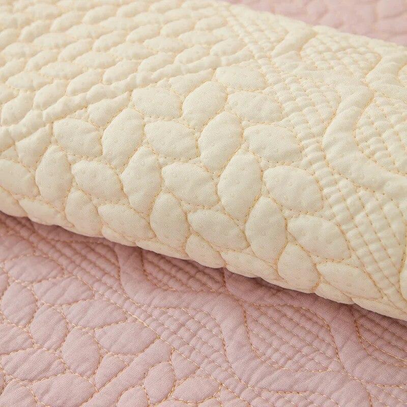 Solid Color Cotton Sofa Cushion Cream Style Lace Sofa Cover Autumn Winter Anti Slip Pure Cotton All Season Universal Sofa Cover