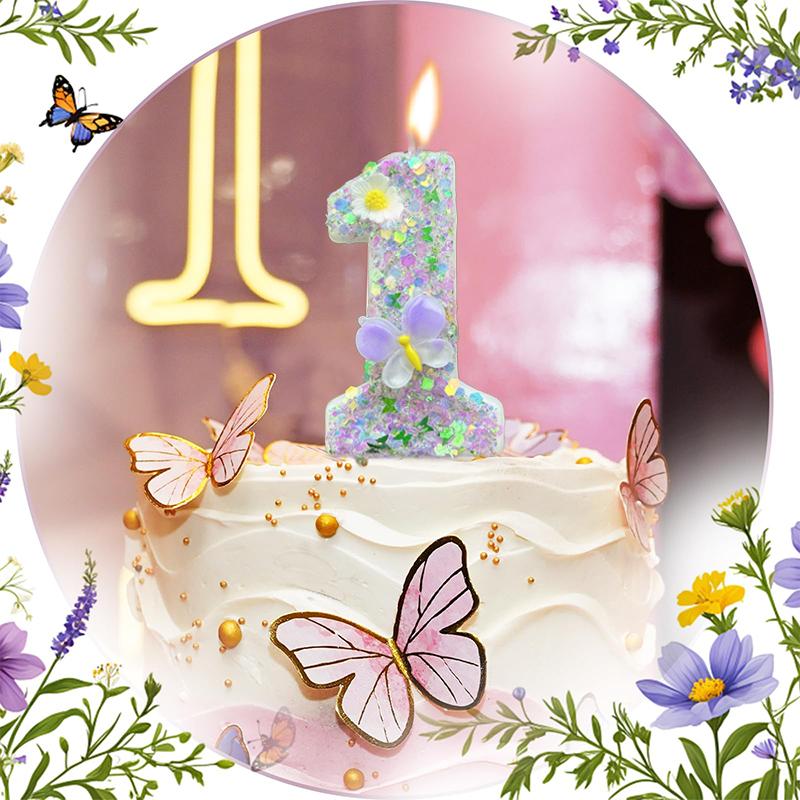 1PC 10 Durable Number Candles Reusable Custom Age Candles for Cakes Food-Safe Plastic Material 7.5x4cm