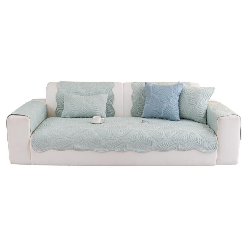 Special-shaped irregular sofa cushion 2025 new summer cool feeling light luxury high feeling fixed non-slip sofa cover cloth towel