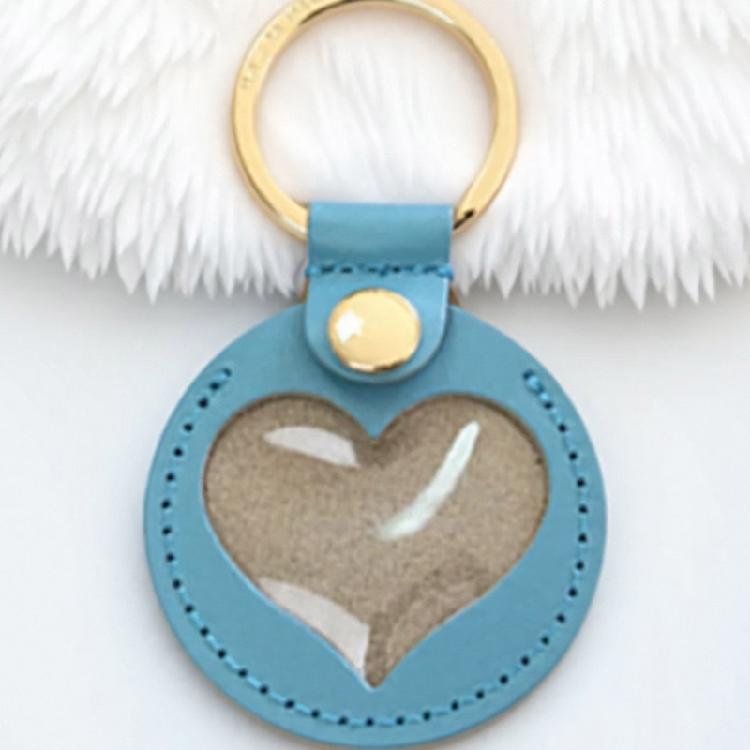 Sentimental Pet Hair Keepsake Keychain Portable PU Leather Design Pendant For Pet Owners And Thoughtful Gift