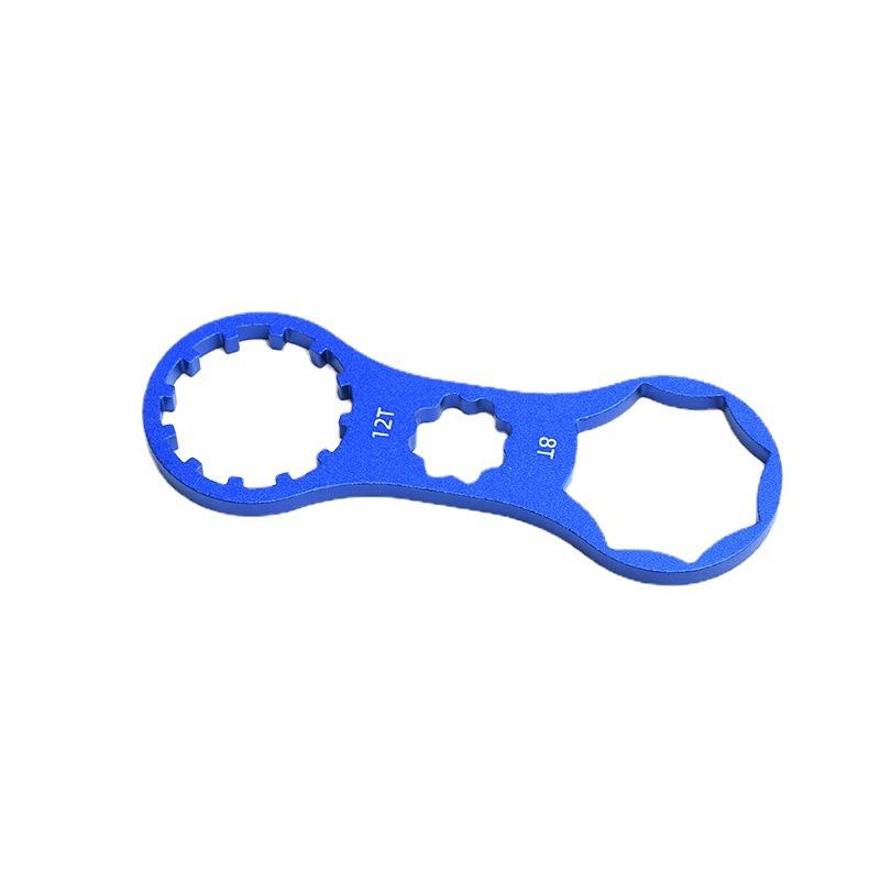 

Ключ для вилки горного велосипеда, инструменты для ремонта передней вилки велосипеда Suntour XCR XCT XCM RST 8/12T 27/28 мм, инструмент для снятия передней вилки синий
