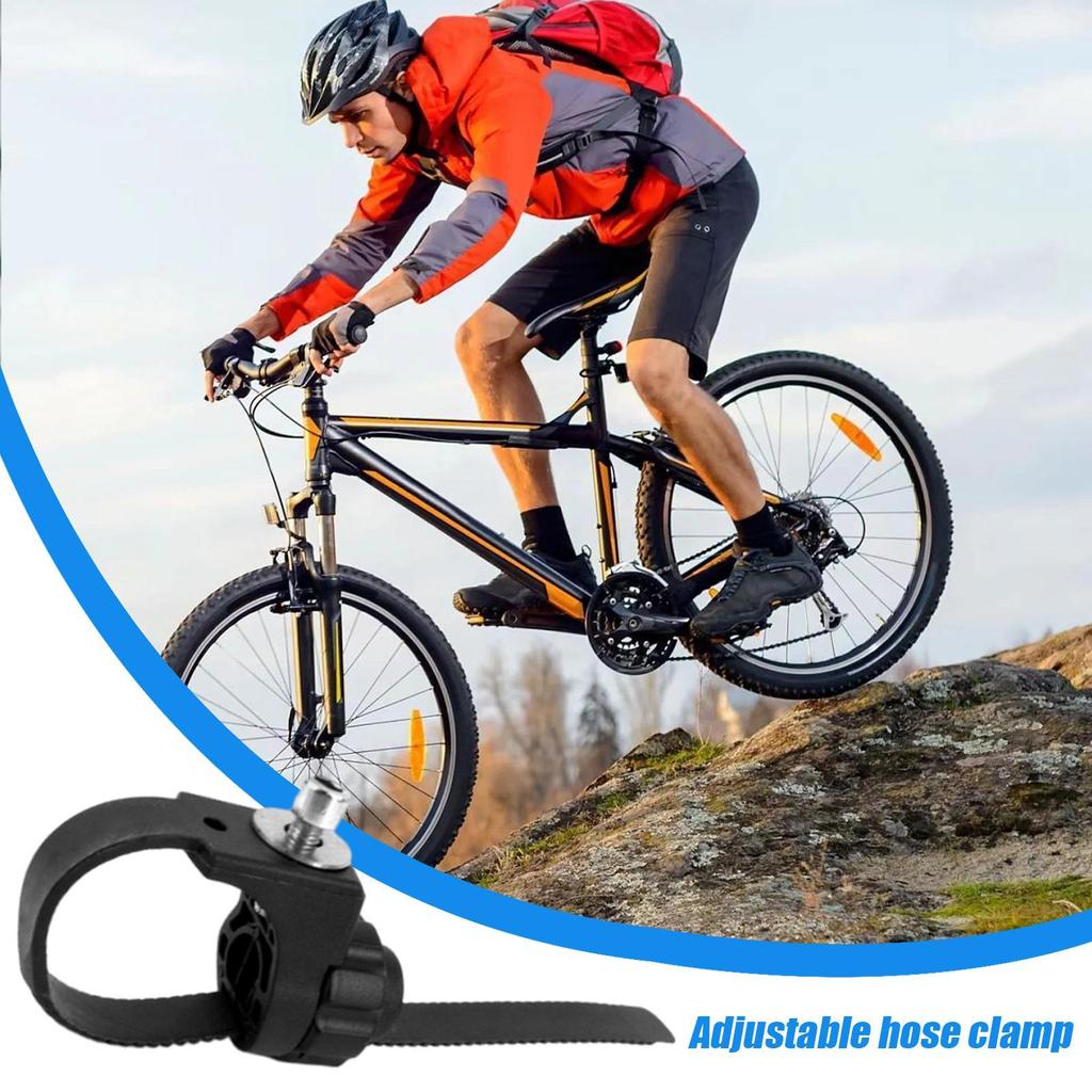 Bike Fork Mounting Bracket Side Wire Screw Mounting Fork Bracket Adapter for Bike Front Rear Rack Adjustable Ring Modification