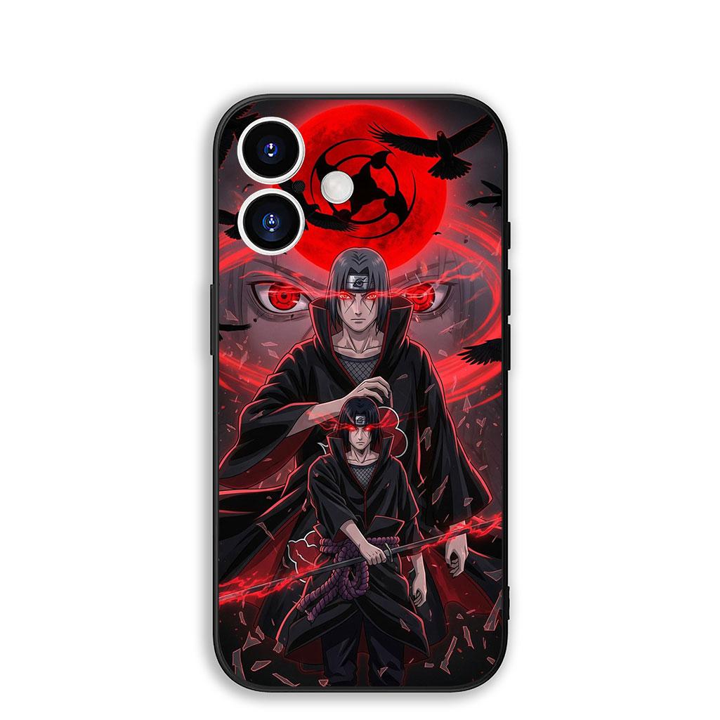 

for Apple iPhone 16 15 14 11 Pro Max 6 7 8 Plus + SE2 SE3 SE 2022 2020 8+ Phone Case Akatsuki Deidara Narutos Itachi Uchiha iPhone 11 Pro