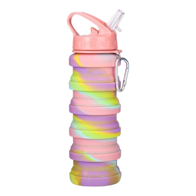 

Outdoor Water Bottles High Color Sports Water Cups Durability Folding Flasks for Camping Hiking Sports