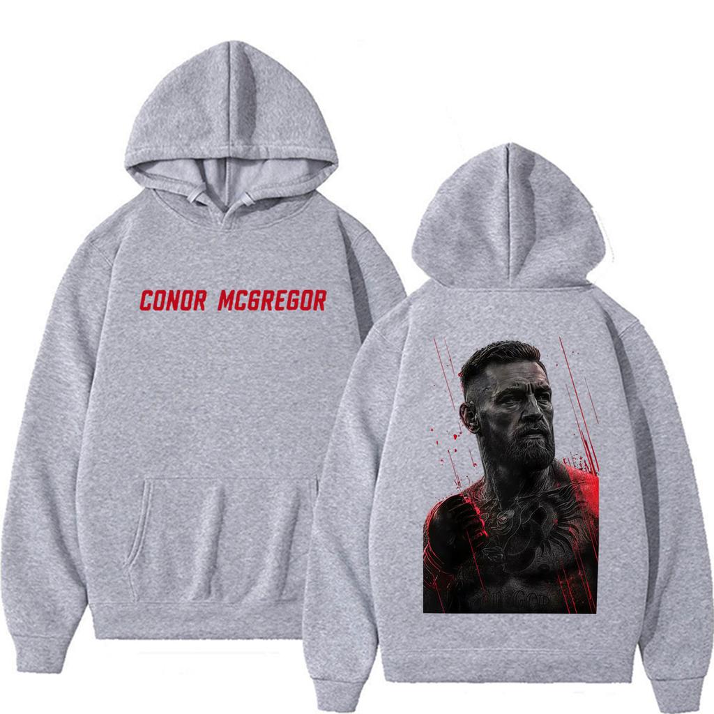 The Notorious Conor McGregor Vintage Hoodies Unisex Fashion Violence Aesthetic Sweatshirts High Quality Fleece Casual Hoodie