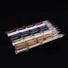 Bamboo Glass Dip Pen with Artistic Colored Ink Calligraphy Crystal Signature Pen for Drawing Writing Office School Supplies