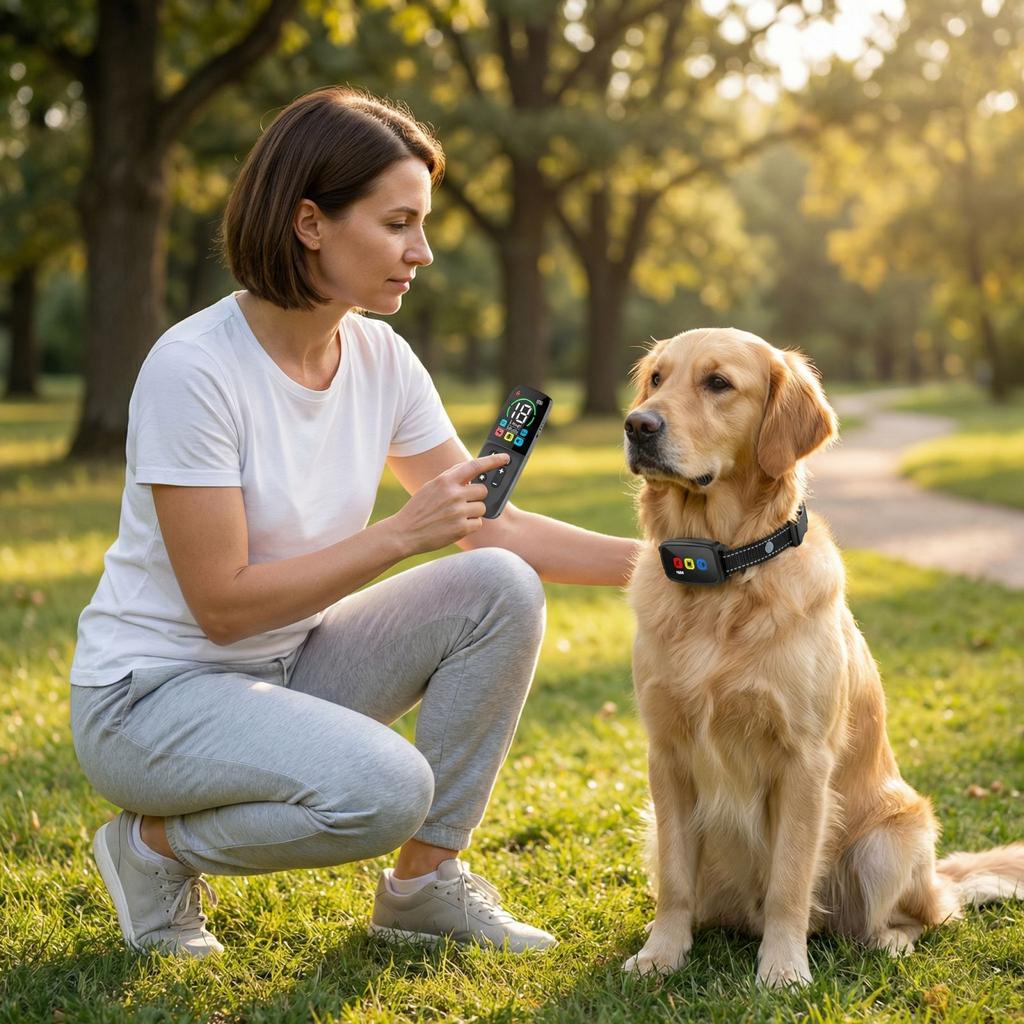 Remote Control Dog Training Shocks Collar Dog Trainer Bark Stopper
