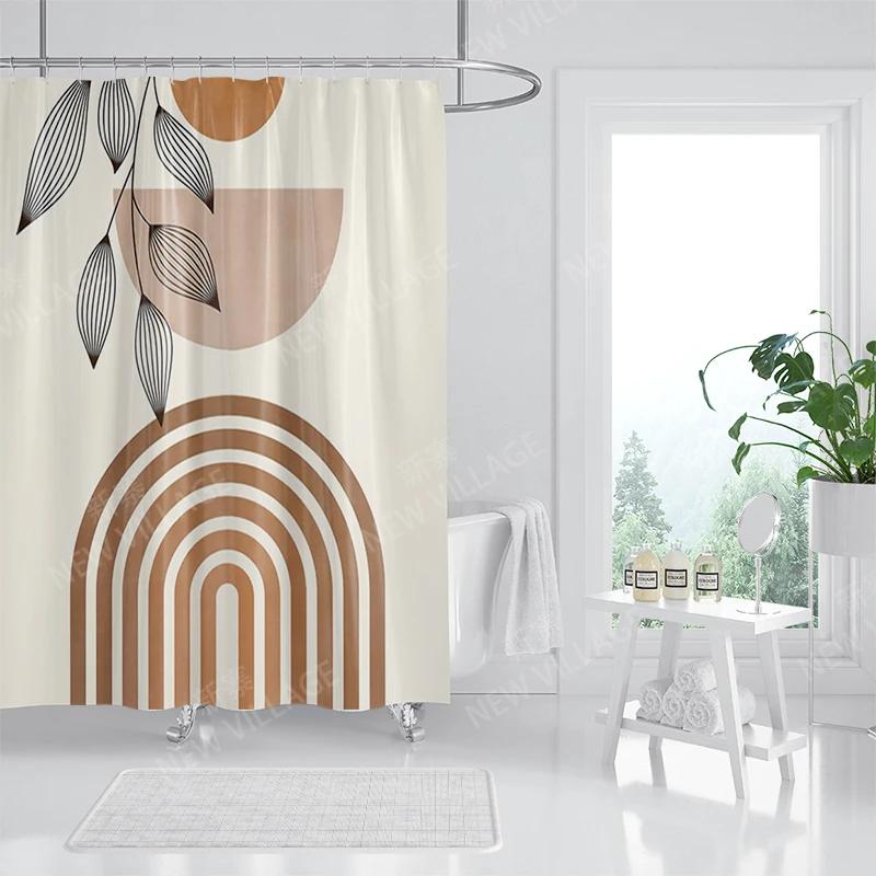 Waterproof Fabric Shower Curtains Bathroom Curtain Accessories 180x200 Bath Curtain for Shower 240*200 Nordic Boho Decoration