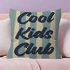 Modern Cartoon Cool Kids Club   Cushion Cover Inches Farmhouse Decor Home Throw Pillow Covers for Couch Decorations