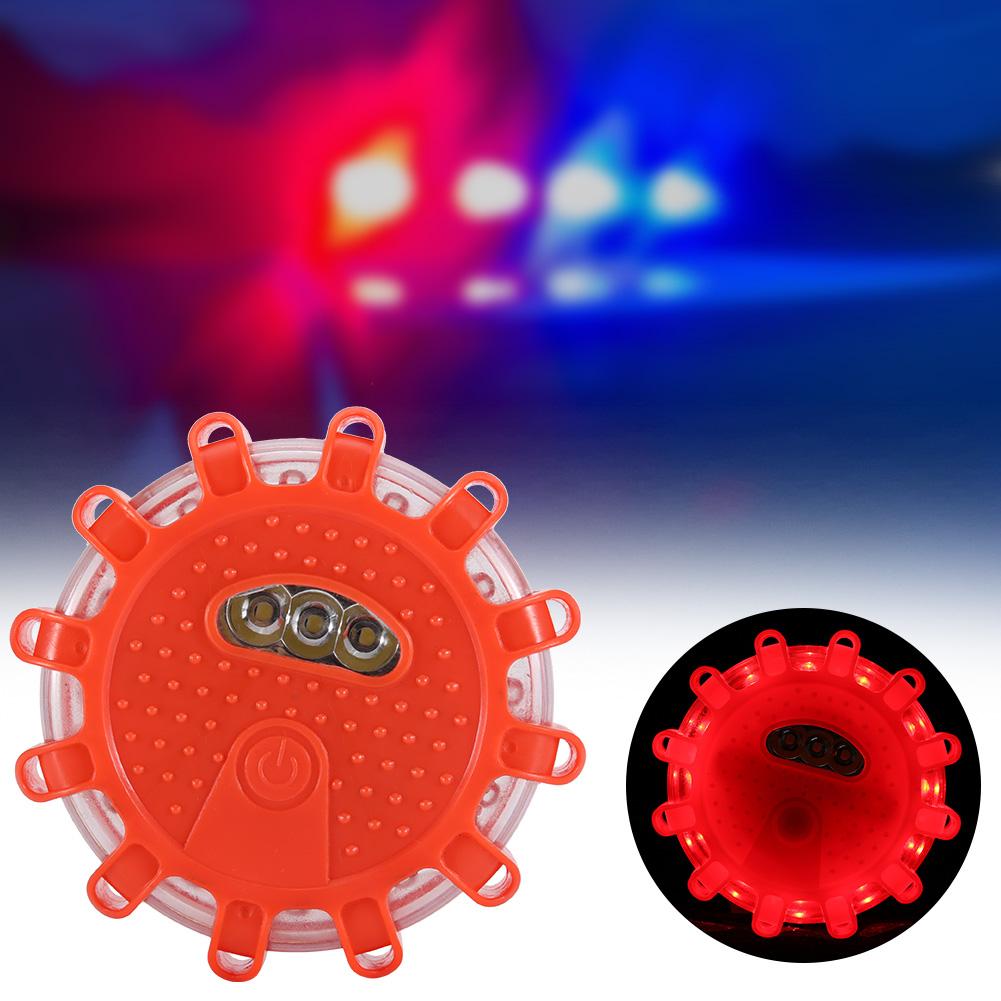 12LED Blue 3LED White Flashing Warning Night Light Roadside Emergency Safety Flare Light