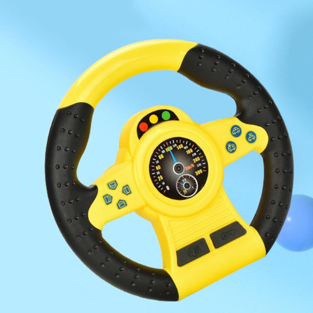 360 ° Rotation Simulation Steering Wheel Toys Montessori Simulate Driving Car Toy  Outdoor Toys