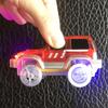 Children's Electric Glowing Racing Track Car DIY Plastic Glow In The Dark Creative Children's Educational Toys