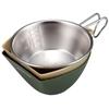 Captain Stag Captain Stag Uh 4711 [scoop Bowl And colAnder Set  Olive X Beige ]