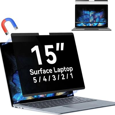 Magnetischer Blickschutzfilter, kompatibel mit 15 Zoll Surface Laptop 5/4/3/2/1, abnehmbarer, blendfreier Laptop-Blickschutz gegen blaues Licht, für Surface Pro 7/8/9/X