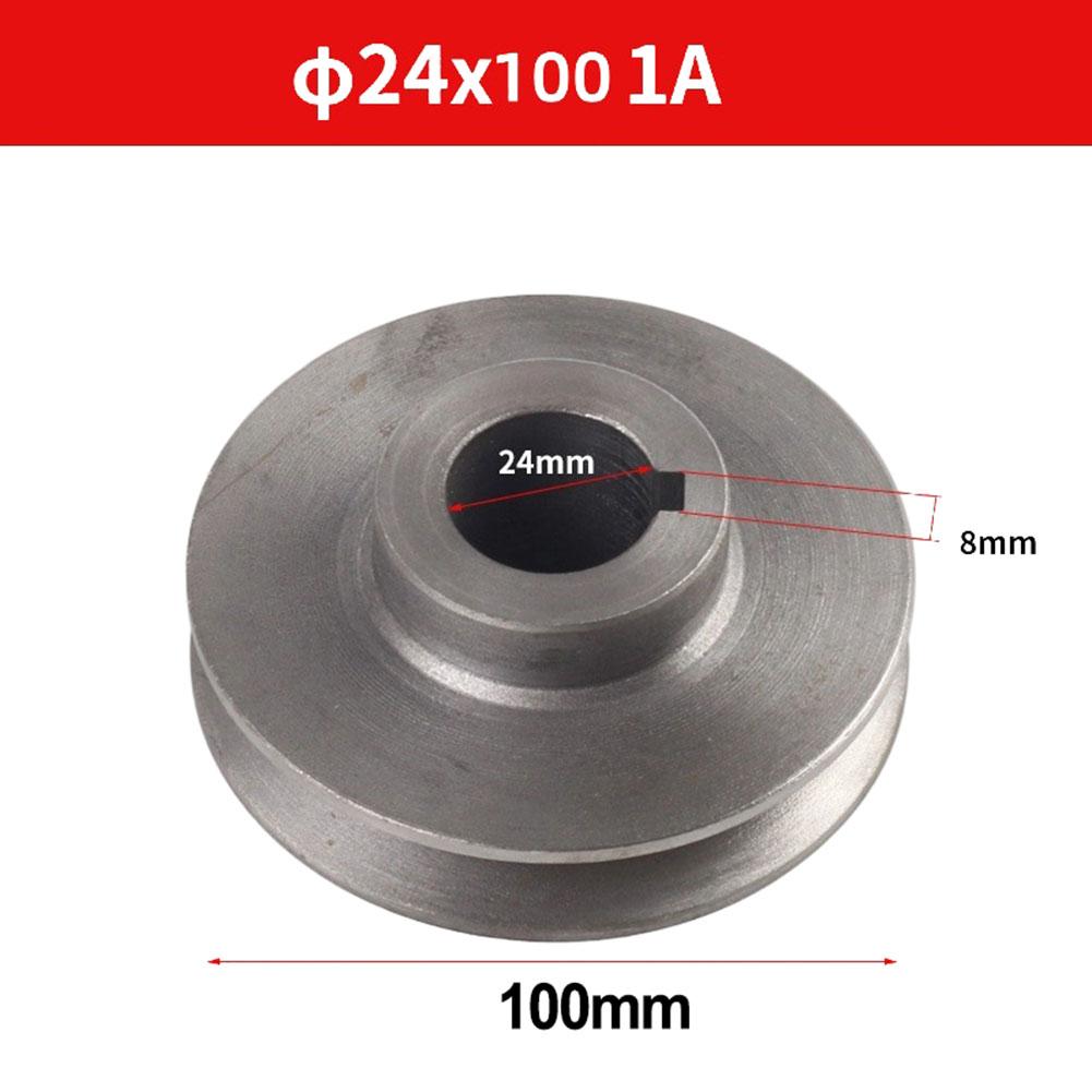 1 szt. Koło pasowe klinowe typu A Pojedynczy rowek Koło silnika Koło wału głównego Koło napędowe Żeliwo Średnica Akcesorium do narzędzi elektrycznych