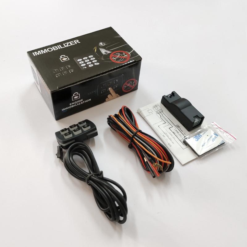 New Universal 12V Fuel Pump Cut off Car Engine Locker by Password Immobilizer Keypad With Anti-Hijacking Function Alarm System