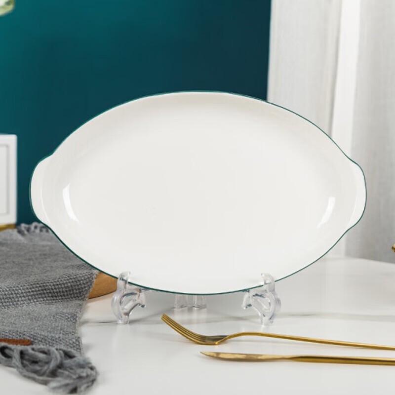 Churong Outdoor Portable Ceramic Fish Plate