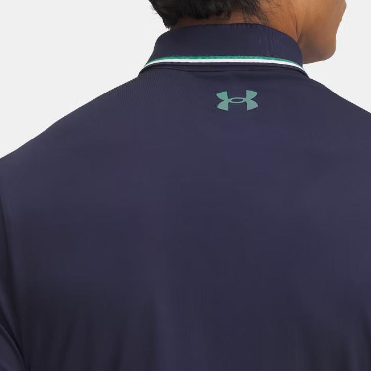Under Armour Drive Comfortable Soft Stylish Versatile Short Sleeve Polo Shirt Men tops Dark-Blue 6001825-410