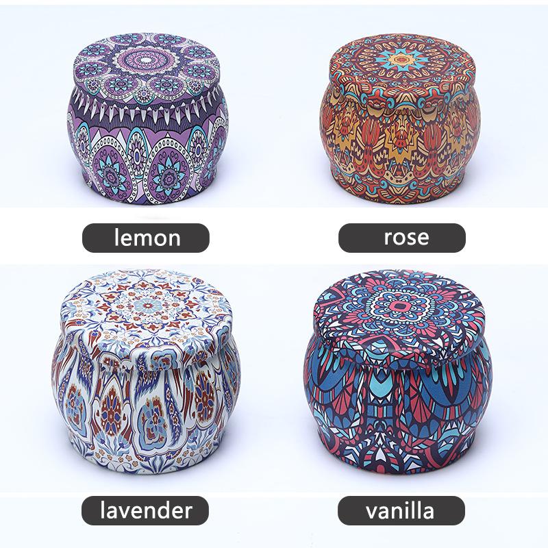 Plant Essential Oil Aromatherapy Candle Lamps, Festive Fragrance Candle Aromatherapy Holiday Souvenir Gift Box, Gift