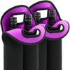 2-Pack Insulated Rubber Wine Bottle Covers with Carry Handles - Multi-Color Options, Convenient and Practical for  Home
