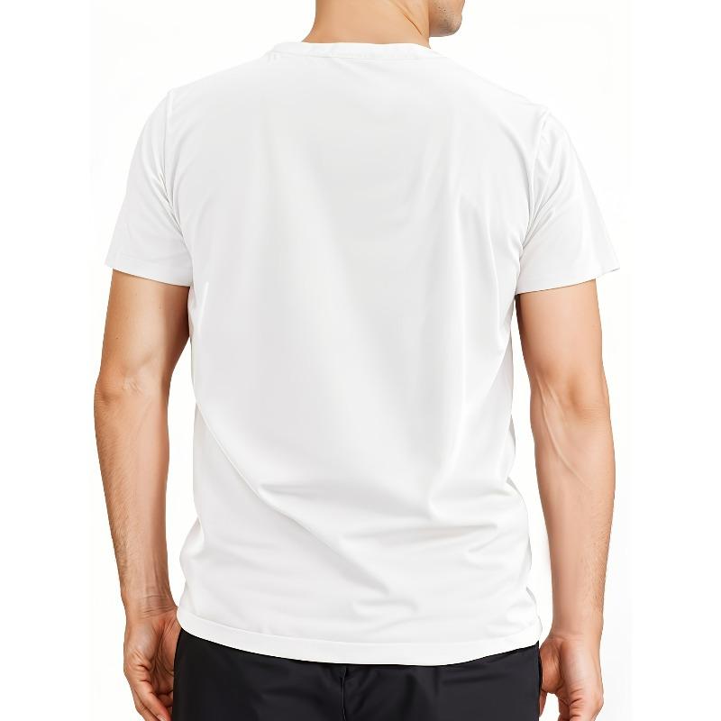 Europäische Größen Herren Mode Lässiges T-Shirt Hurt My Dog Temporäre Verrücktheit, Hundepfotenabdruck, für den Alltag, Reisen, Fitnessstudio