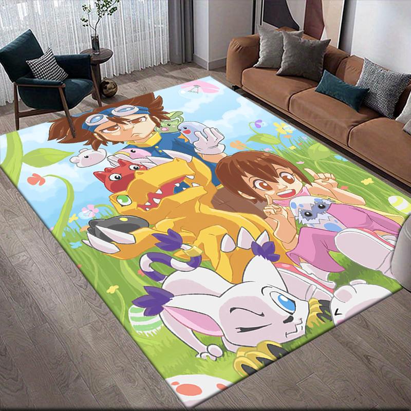 Digimon Love Area Rug, Digimon Fan Soft Carpet, Perfect Gift.chl 60x90cm