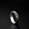 Adjustable Open Ring Men Women Vintage Geometric Design Plated Bohemian Style Band Gift