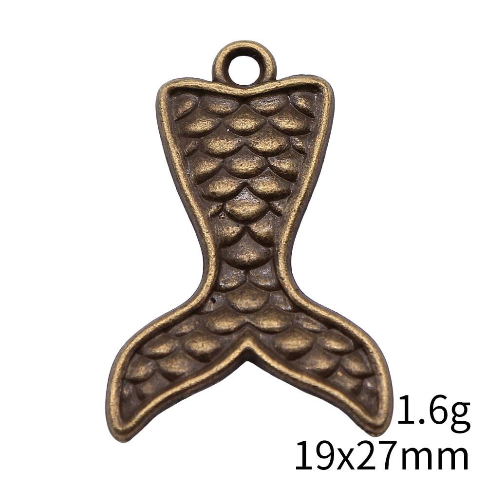 Back To School Charm Bracelet Italian Mermaid Charms Pendant Biz Pendants For Jewelry Crafting