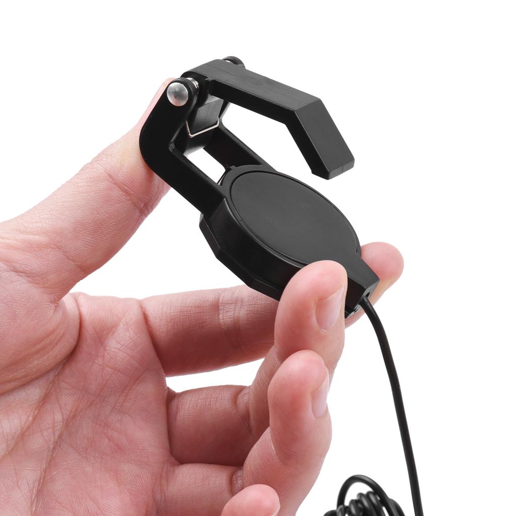 Clip on Instrument Pickup Guitar Pick up Mini Transducer with 1 4 Inch Connector 2.4M Cable for Acoustic Guitar Violin