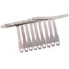 9 PCs Guitar Radius Gauge Set Stainless Steel T-shaped Guitar Builder Luthier Tool For Guitar Repair Bass Music Tool Kit