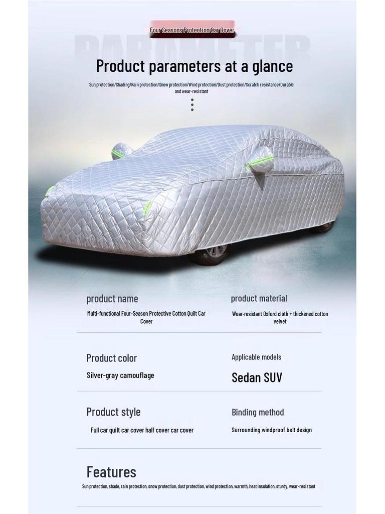 Nissan Livina Car Cover: Sun, Rain, and Dust Protection with Insulated, Thick Fabric.