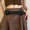 Vintage Bohemian Waist Belt Self Knotted Braided Wax Rope Waistband Dress Chain Belt Decorative Belt Women Accessories