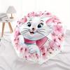 1pc Marie & Flowers Cartoon Umbrella, Portable 3-Fold Compact Umbrella, Suitable for Camping, Hiking and Travel, Ideal Easter Birthday Gift