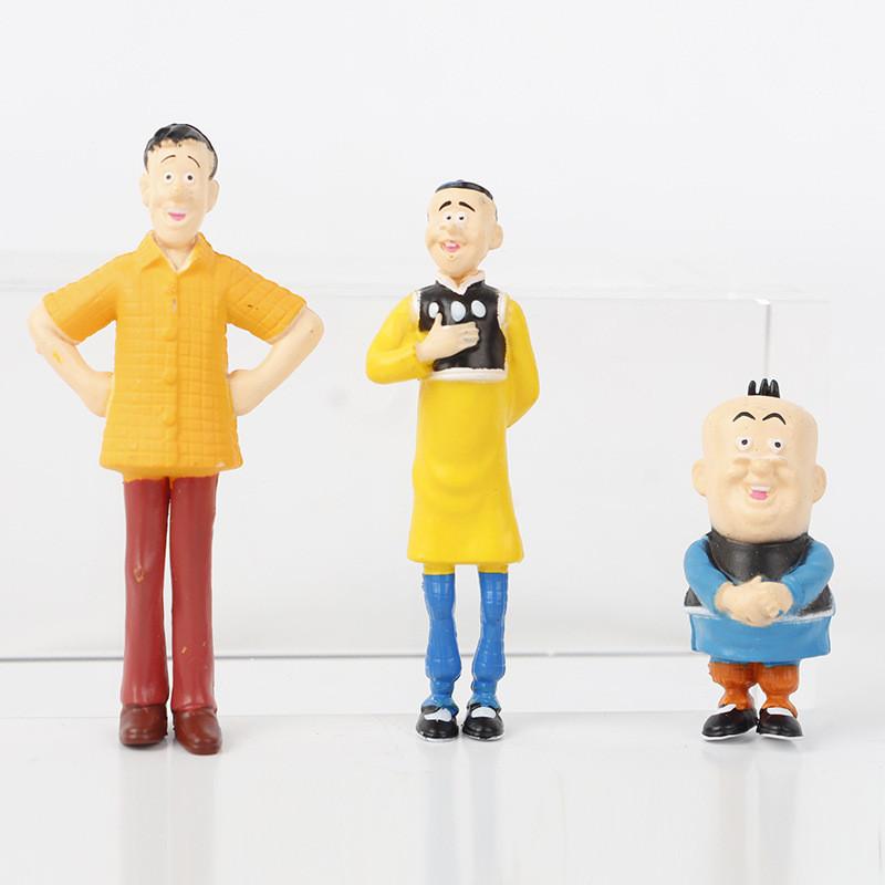 Master Whimsical Old Q Figure Set With Three Pvc Characters For Collectors And Fans