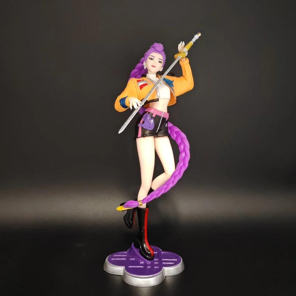 2025 NEW Anime KPop Demon Hunter Statue Toy Doll Rumi Zoey Action Figure 22cm PVC Model Desktop Ornament Toy Fans Birthday Gifts